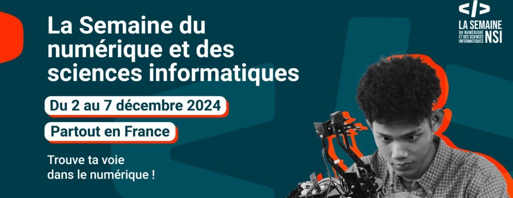 Visuel de promotion de la semaine du numérique