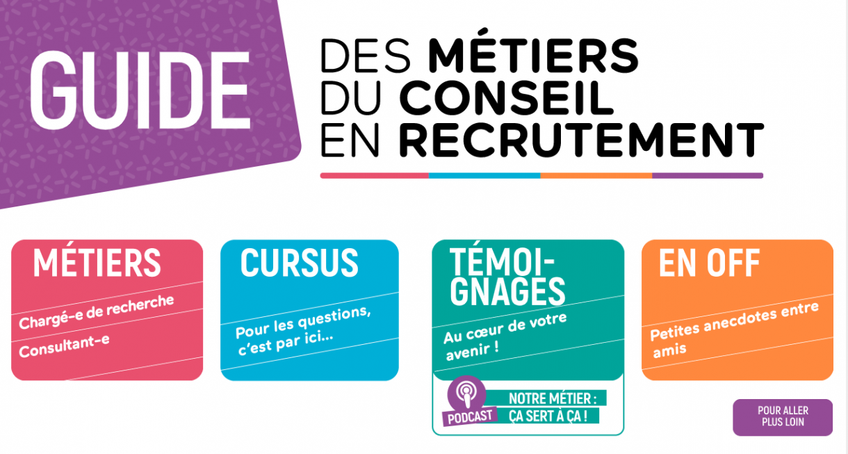 Guide des métiers du conseil en recrutement