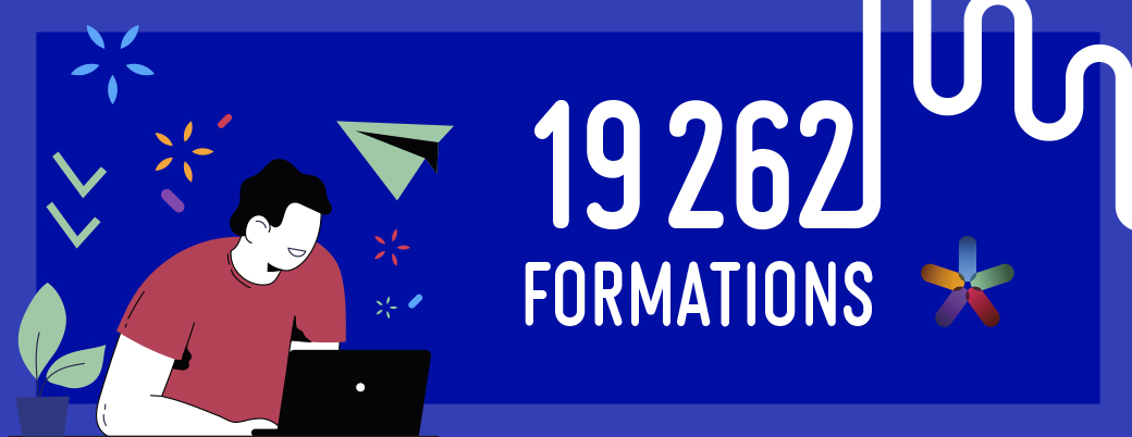 Infographie sur les métiers du numérique