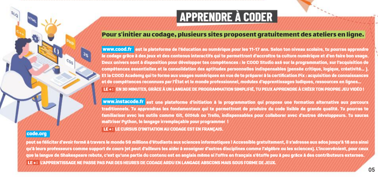 image apprendre à coder