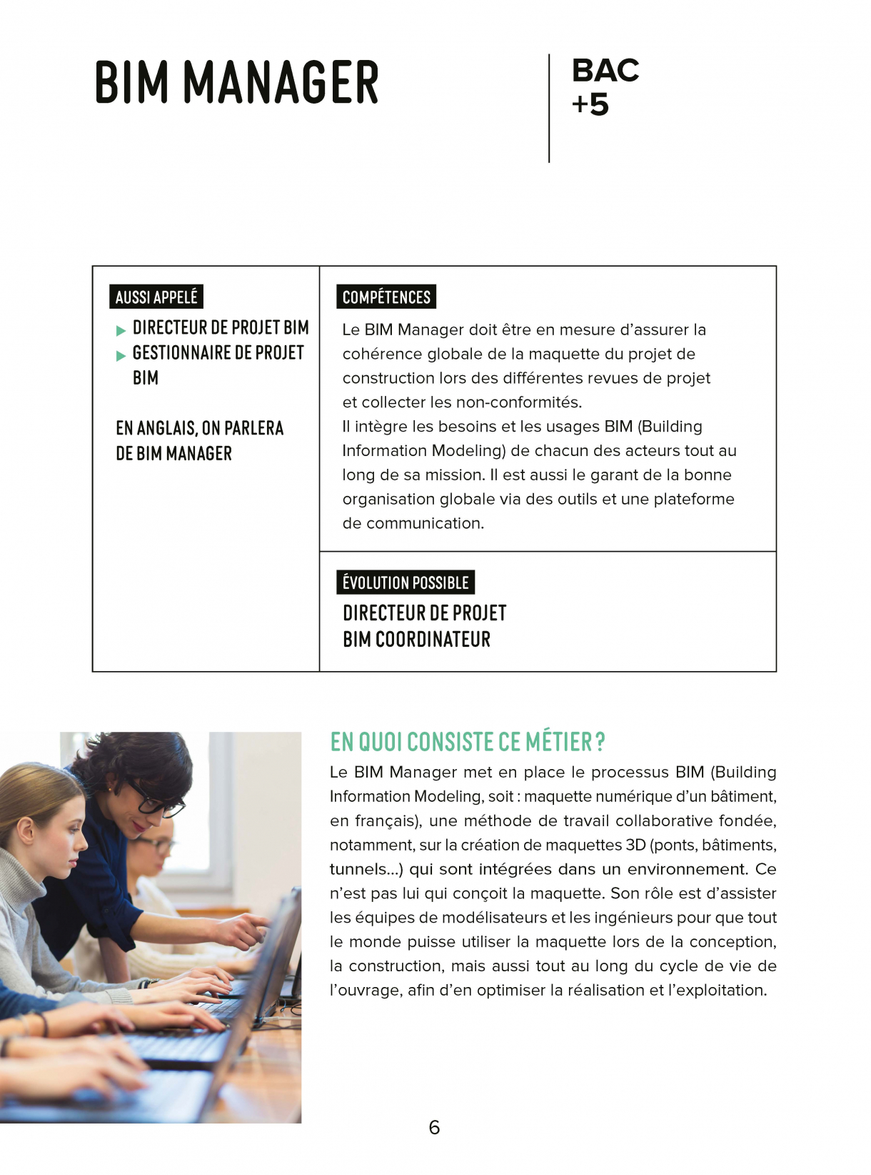Le métier de Bim Manager